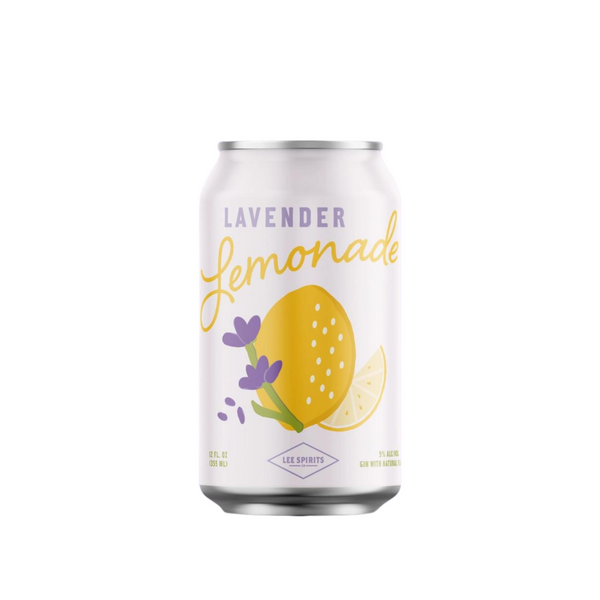 Lavender Lemonade Cocktail in a Can