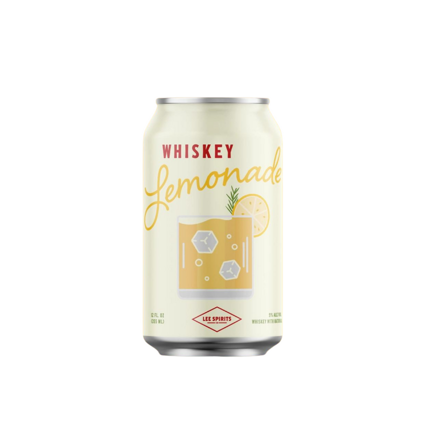 Whiskey Lemonade Cocktail in a Can