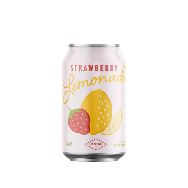 Strawberry Lemonade Cocktail in a Can
