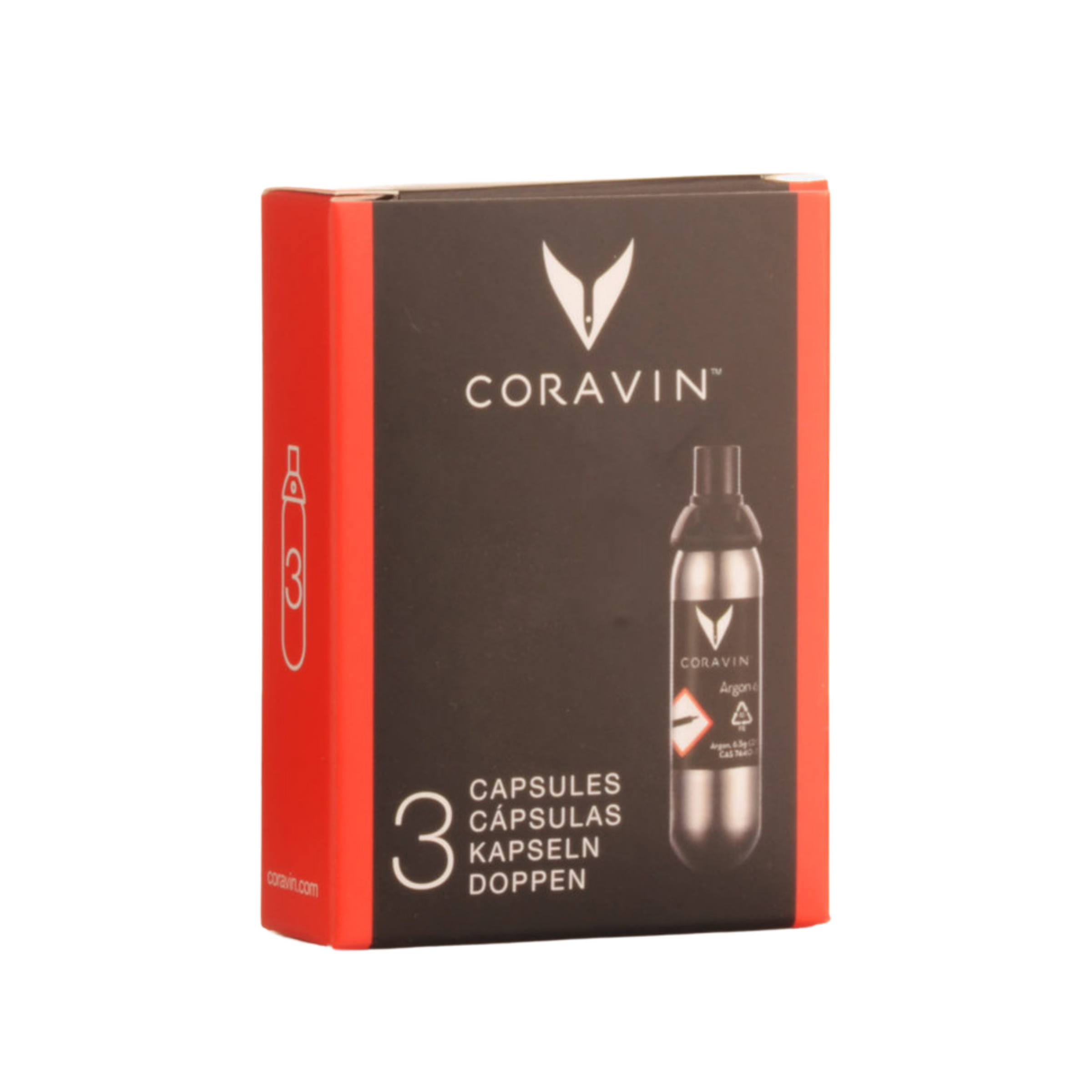 CORAVIN Argon Capsule 3 pack – BESPOKE SELECTION